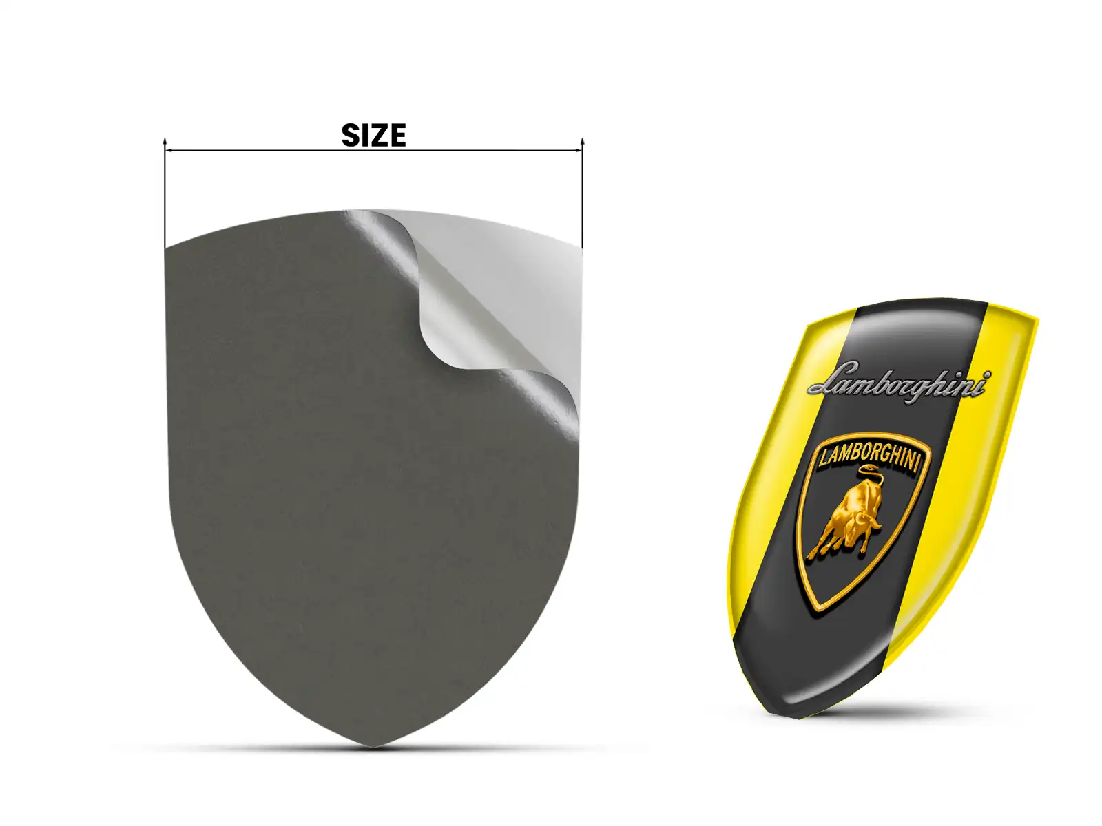 Lamborghini Gedruckte Logosticker Edition Premium Anpassbar